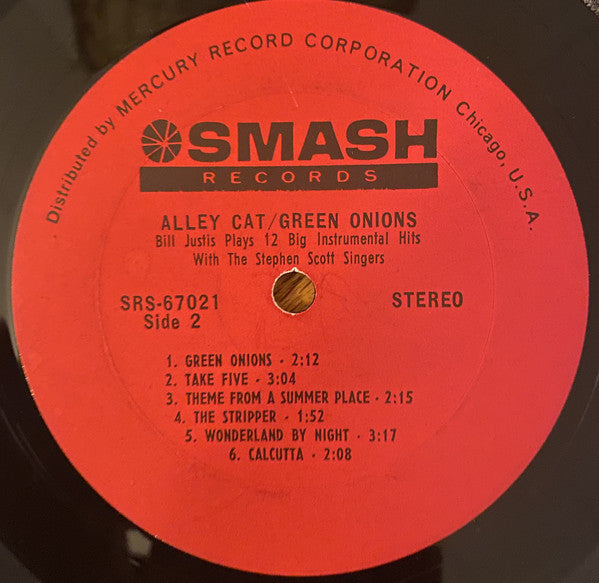 Bill Justis : Alley Cat / Green Onions (Bill Justis Plays 12 Big Instrumental Hits) (LP, Album)