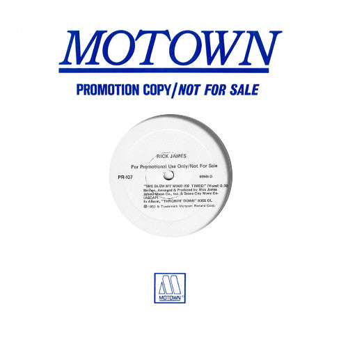 Rick James : She Blew My Mind (69 Times) (12", Promo)