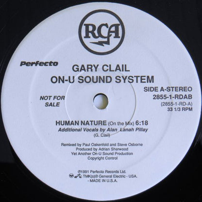 Gary Clail & On-U Sound System : Human Nature (12", Promo)