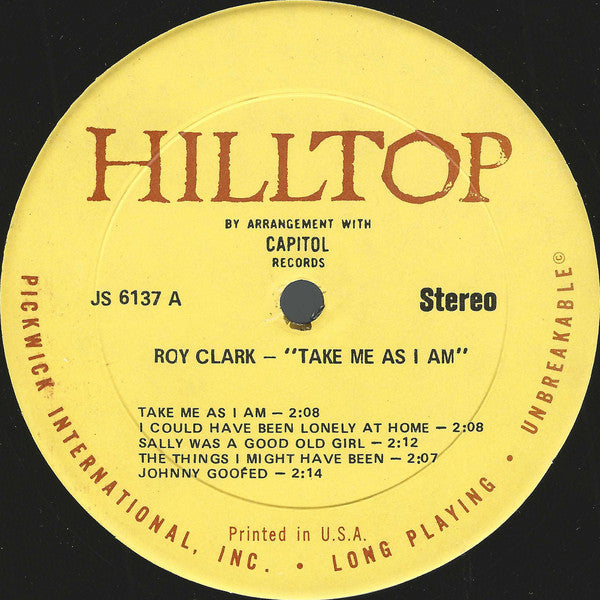 Roy Clark : Take Me As I Am (LP, Comp)