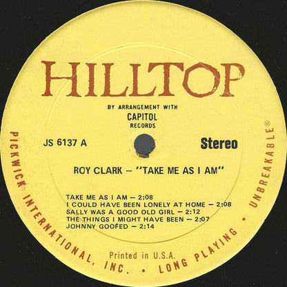 Roy Clark : Take Me As I Am (LP, Comp)