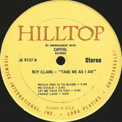 Roy Clark : Take Me As I Am (LP, Comp)