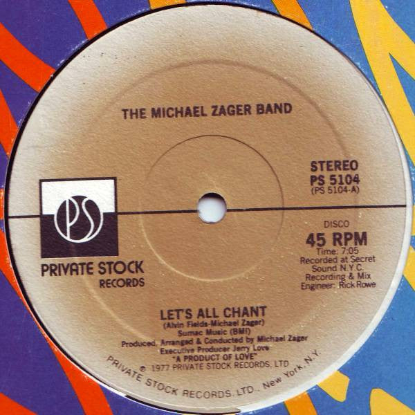 The Michael Zager Band : Let's All Chant / Love Express (12")