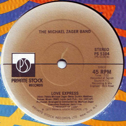 The Michael Zager Band : Let's All Chant / Love Express (12")