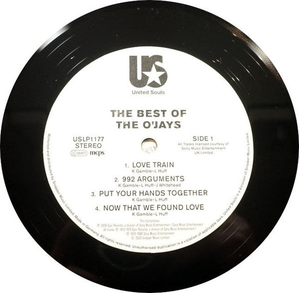 The O'Jays : Philly Chartbusters (The Best Of The O'Jays) (2xLP, Comp)