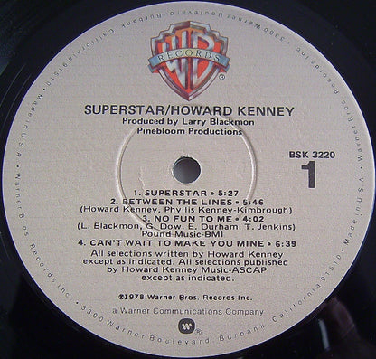 Howard Kenney : Super Star (LP, Album)