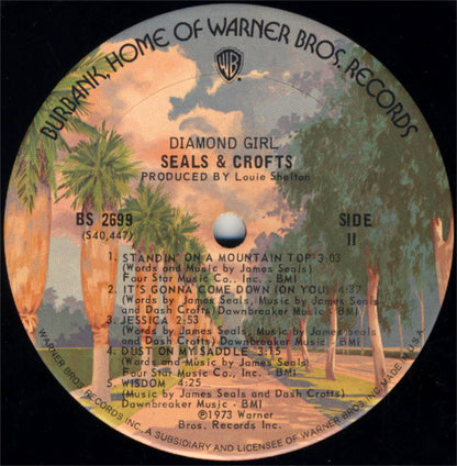Seals & Crofts : Diamond Girl (LP, Album, Ter)