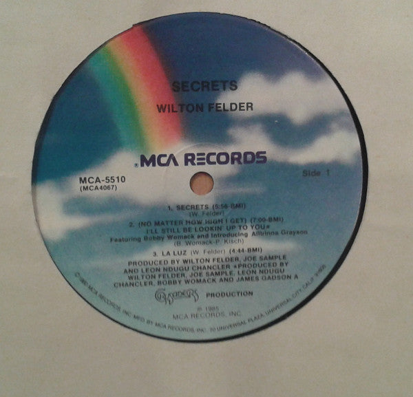 Wilton Felder Featuring Bobby Womack Introducing Alltrinna Grayson : Secrets (LP, Album)