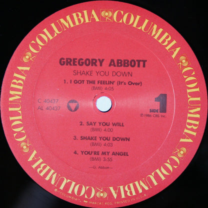 Gregory Abbott : Shake You Down (LP, Album)