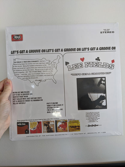 Lee Fields : Let's Get A Groove On (LP, Album, RE, RM, Red)