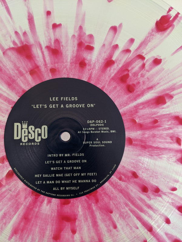 Lee Fields : Let's Get A Groove On (LP, Album, RE, RM, Red)
