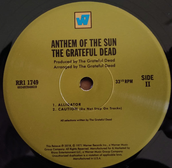 The Grateful Dead : Anthem Of The Sun (LP, Album, RE, RM, 180)