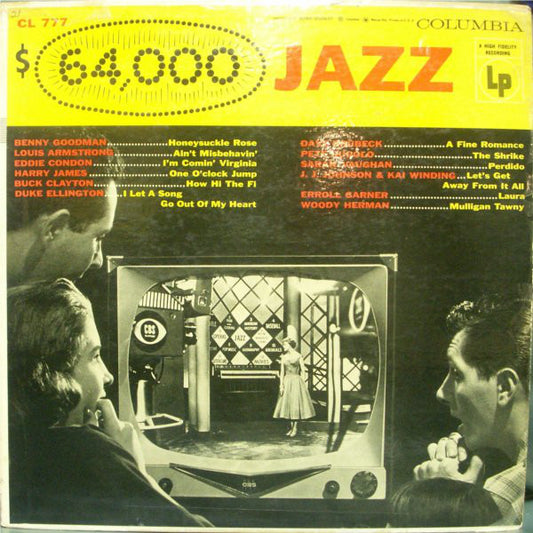 Various : $64,000 Jazz (LP, Album, Comp, Mono)