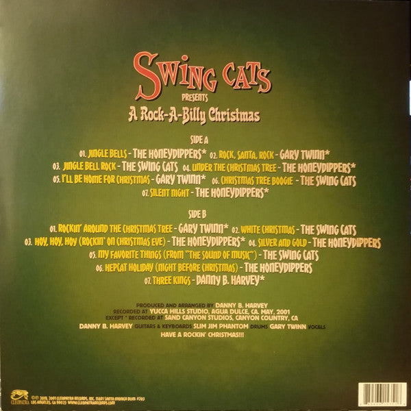 Swing Cats : Swing Cats Presents A Rock-A-Billy Christmas (LP, Comp)