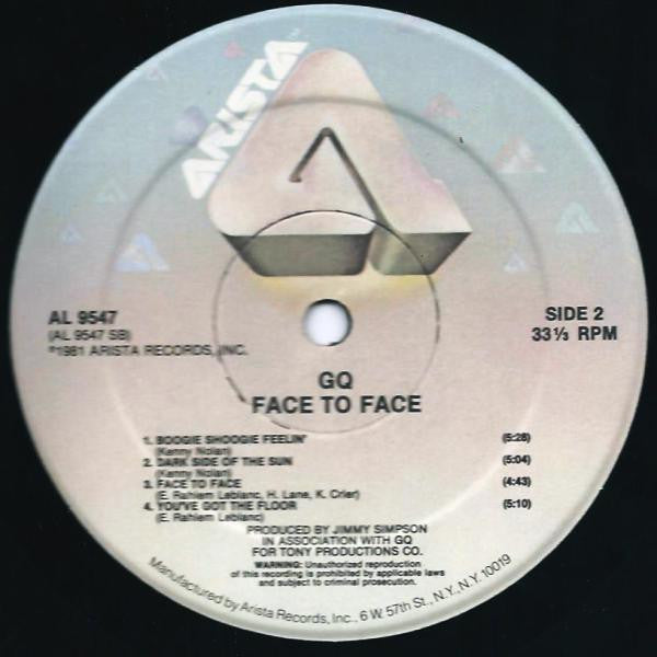 GQ : Face To Face (LP, Album)