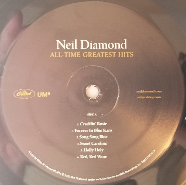 Neil Diamond : All-Time Greatest Hits (2xLP, Comp, RE)