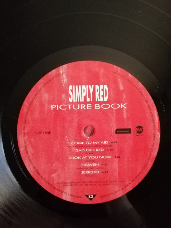 Simply Red : Picture Book (LP, Album, RE)