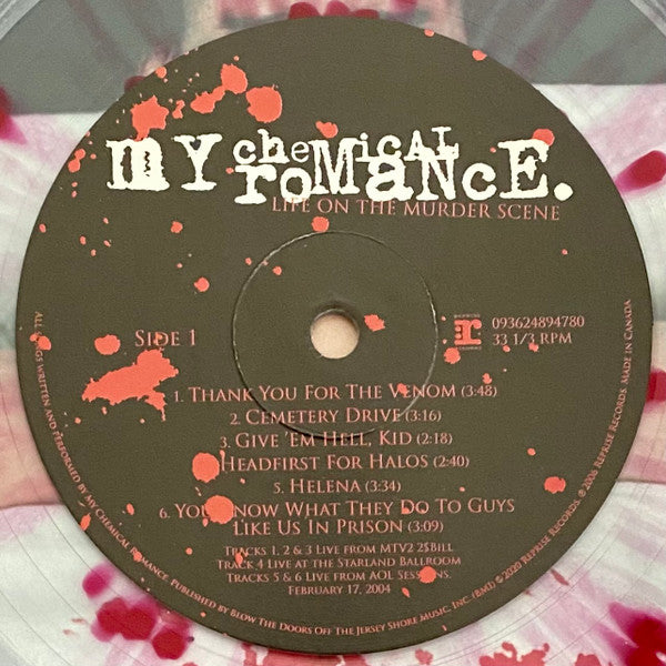 My Chemical Romance : Life On The Murder Scene (LP, Album, RSD, Comp, Ltd, RE, Cle)
