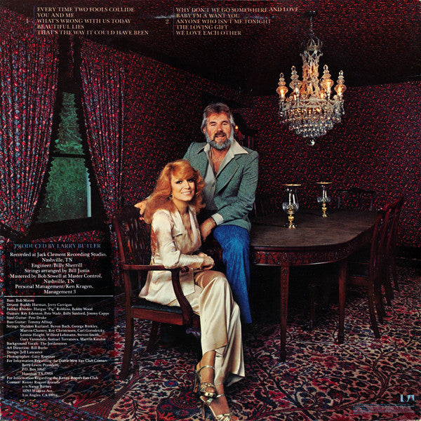 Kenny Rogers & Dottie West : Every Time Two Fools Collide (LP, Album)