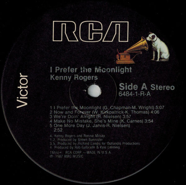 Kenny Rogers : I Prefer The Moonlight (LP, Album)