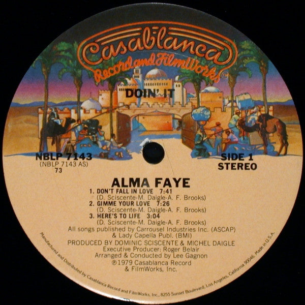 Alma Faye : Doin' It (LP, Album)
