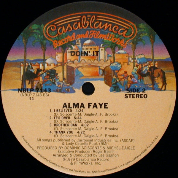 Alma Faye : Doin' It (LP, Album)
