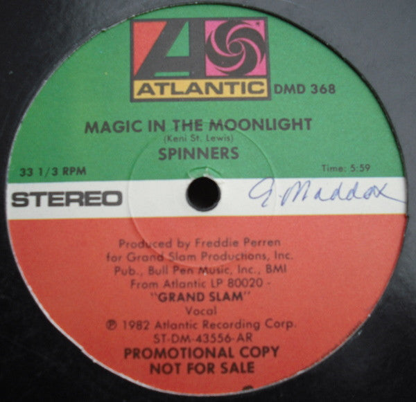 Spinners : Magic In The Moonlight (12", Promo, AR)