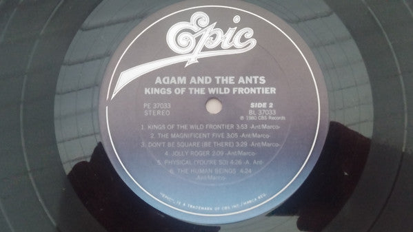 Adam And The Ants : Kings Of The Wild Frontier (LP, Album, RE)