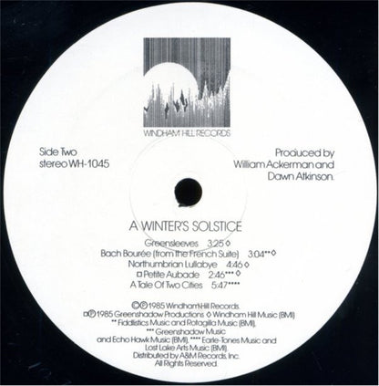 Windham Hill Artists : A Winter's Solstice (LP, Comp)