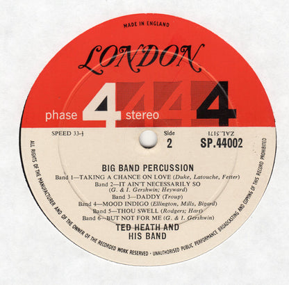 Ted Heath And His Music : Big Band Percussion (LP, Album)