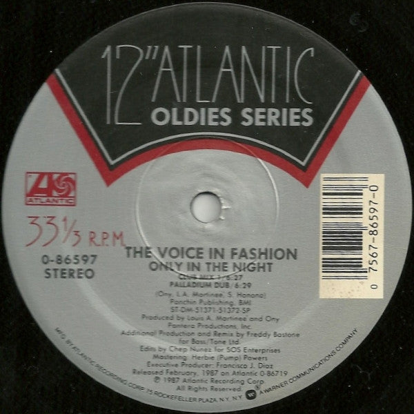 Giggles / The Voice In Fashion : Love Letter / Only In The Night (12")