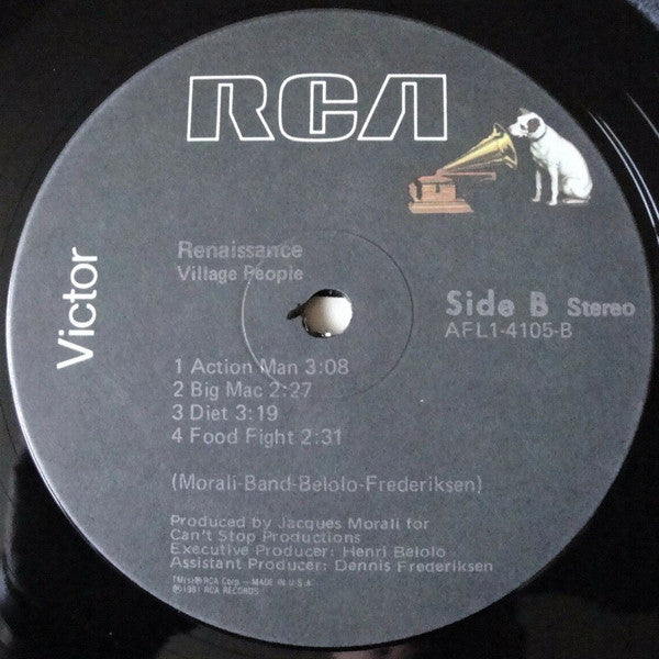 Village People : Renaissance (LP, Album, Ind)