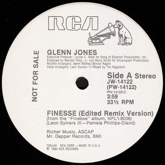 Glenn Jones : Finesse (12", Promo)