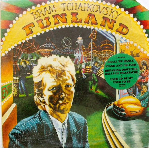 Bram Tchaikovsky : Funland (LP, Album, San)