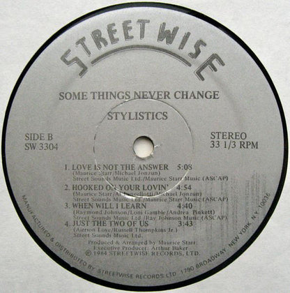 The Stylistics : Some Things Never Change (LP, Album)
