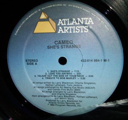 Cameo : She's Strange (LP, Album, 53 )