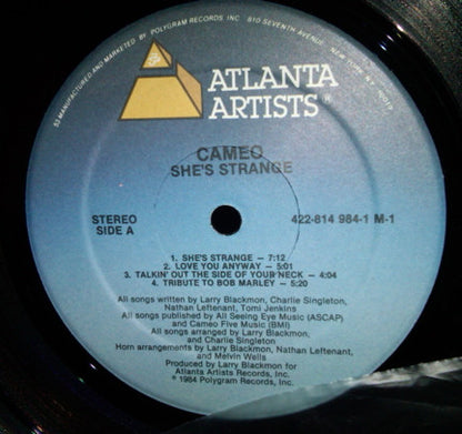 Cameo : She's Strange (LP, Album, 53 )