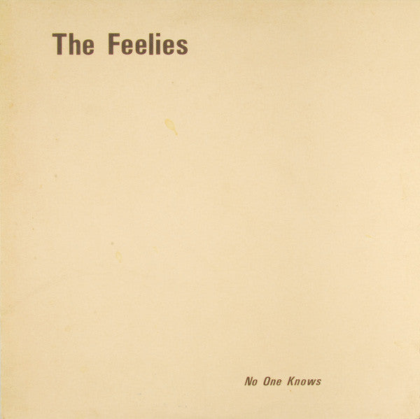 The Feelies : No One Knows (12", EP)