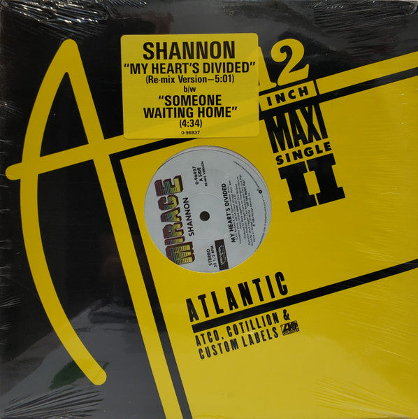 Shannon : My Heart's Divided (Re-Mix Version) (12")