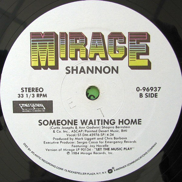 Shannon : My Heart's Divided (Re-Mix Version) (12")