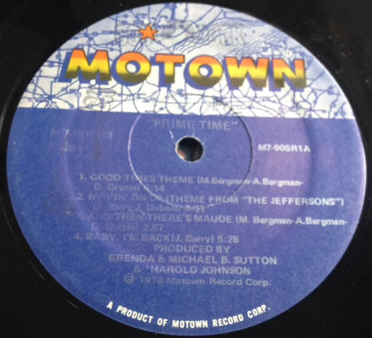Prime Time (9) : Motown Presents Prime Time Performing TV Themes The Way You Like To Hear Them! (LP, Album)