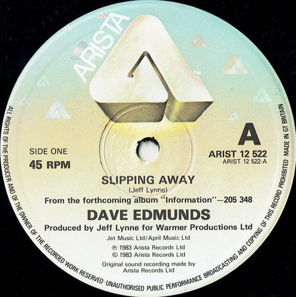 Dave Edmunds : Slipping Away (12", Single)