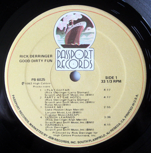 Rick Derringer : Good Dirty Fun (LP, Album)