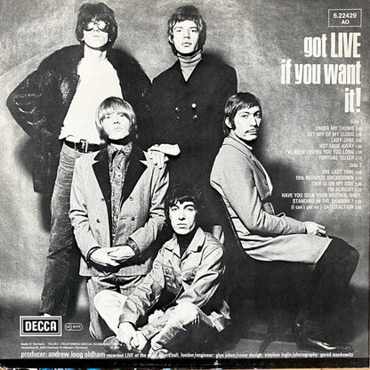 The Rolling Stones : Got Live If You Want It! (LP, Album)