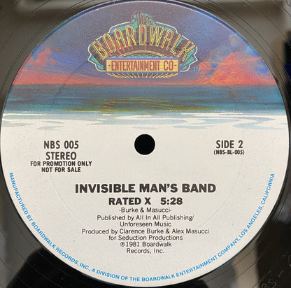 Invisible Man's Band : Rated X (12", Promo)