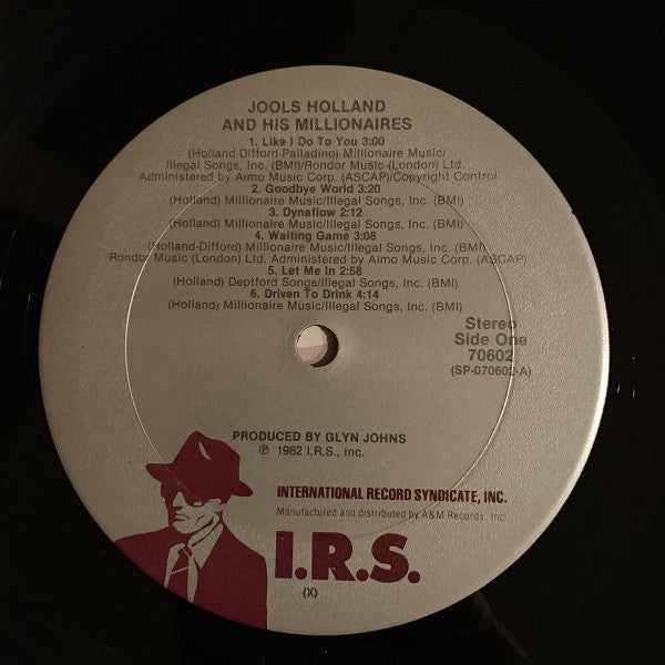 Jools Holland And His Millionaires : Jools Holland And His Millionaires (LP, Album, Pit)