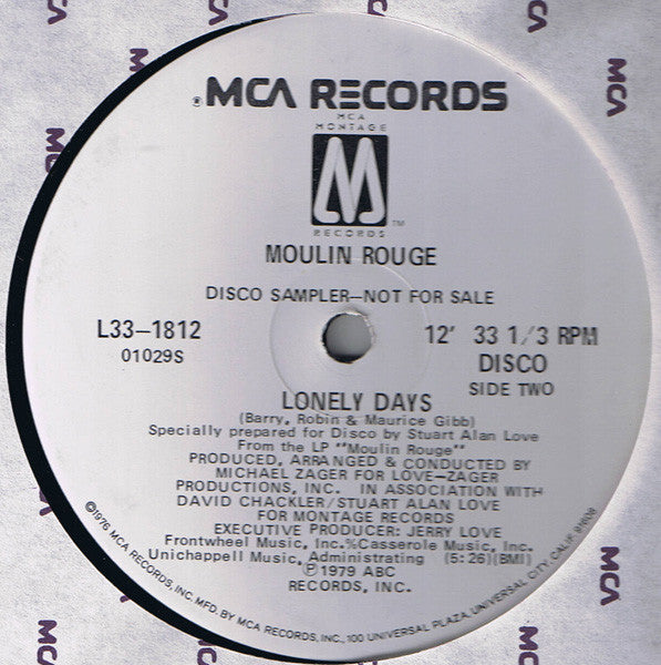 Moulin Rouge (2) : Holiday (12", Promo, Smplr)