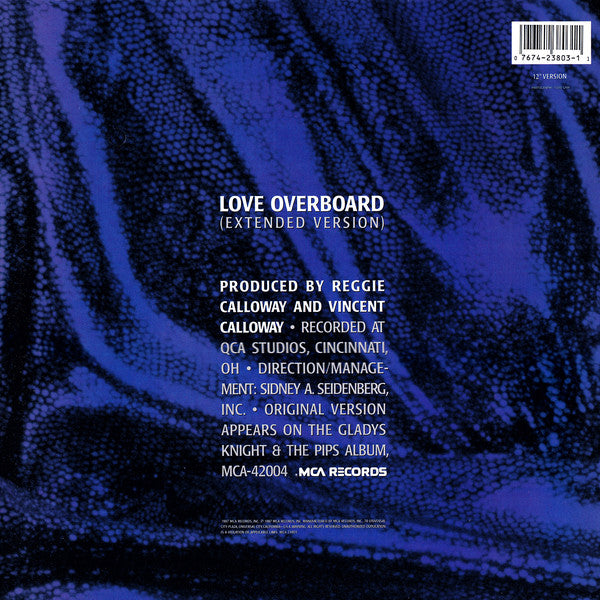Gladys Knight And The Pips : Love Overboard (12")