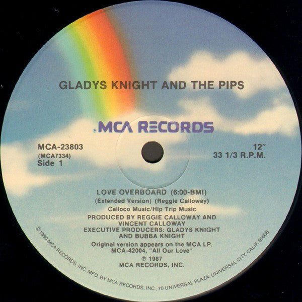 Gladys Knight And The Pips : Love Overboard (12")