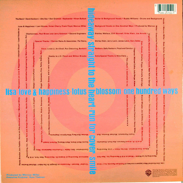 David Sanborn : Straight To The Heart (LP, Album, Spe)